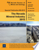 MI2015  The Nevada mineral industry 2015 Book