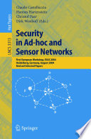 Security in Ad hoc and Sensor Networks