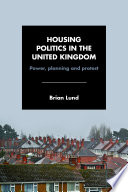 Housing Politics in the United Kingdom Book PDF