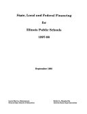 State, Local, and Federal Financing for Illinois Public Schools