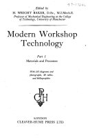 Modern Workshop Technology Materials And Processes
