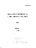 Bibliographic Guide to Latin American Studies 1996