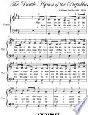 Battle Hymn Of The Republic Easy Piano Sheet Music