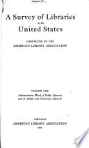 Public libraries. pt. II. College and university libraries.- v. 2. Service to readers: pt. I Circulation and reference work in public libraries. pt. II. Service to readers in college and university libraries. pt. III. State legislation concerning public libraries.- v. 3. Public library service to children. Extension work and community service of public libraries. School library organization and service.- v. 4. Classification and cataloging. Inventory. Insurance and accounting. Binding and repair. Buildings and equipment. Index to vol. I-IV