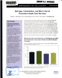 Marriage  Cohabitation  and Men s Use of Preventive Health Care Services