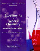 Experiments in General Chemistry  Featuring MeasureNet Book