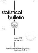 Statistical Bulletin - Securities and Exchange Commission