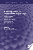 autobiographies-in-experimental-psychology