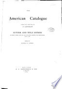 The American Catalogue