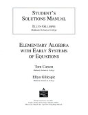 Student s Solutions Manual