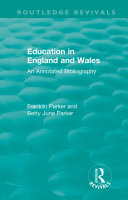 Education in England and Wales