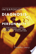 Interpersonal Diagnosis of Personality