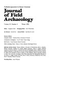 Journal Of Field Archaeology