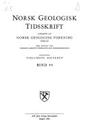 Norsk Geologisk Tidsskrift