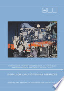 Digital Scholary Editions as Interfaces Book