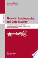 Financial Cryptography and Data Security Book