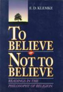 To Believe Or Not to Believe