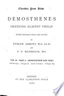 Orations against Philip