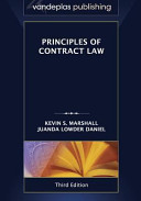 Principles of Contract Law  Third Edition 2013   Paperback Book