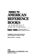 Index to American Reference Books Annual