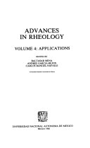 Advances in Rheology    Applications Book