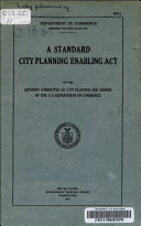 A Standard City Planning Enabling Act