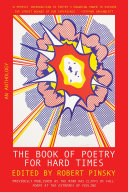 link to The book of poetry for hard times : an anthology in the TCC library catalog