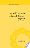 Age And Identity In Eighteenth Century England
