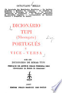 Dicionário tupi (nheengatu) português e vice-versa