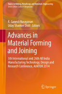 Advances in Material Forming and Joining Pdf/ePub eBook