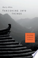 Vanishing Into Things Book