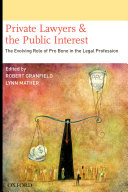 Private Lawyers and the Public Interest