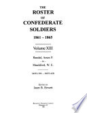 The Roster of Confederate Soldiers, 1861-1865: Randal, Amos P. to Shackford, W.E. (M253-394