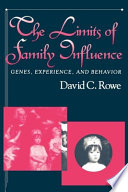 The Limits of Family Influence Book