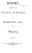 Report Concerning the Public Schools