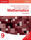 Cambridge Checkpoint Mathematics Skills Builder Workbook 9