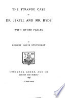 The Strange Case of Dr  Jekyll and Mr  Hyde Book