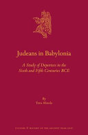 Judeans in Babylonia Book