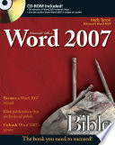 Microsoft Word 2007 Bible