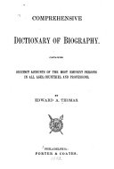 Comprehensive Dictionary of Biography