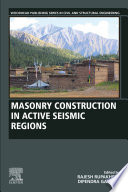 Book Masonry Construction in Active Seismic Regions Cover