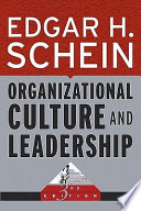 Organizational Culture and Leadership Book