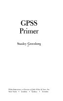 GPSS Primer Book