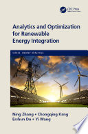 Analytics and optimization for renewable energy integration