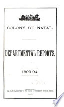 Departmental Reports Book