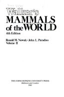 Walker s Mammals of the World