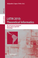 LATIN 2010  Theoretical Informatics