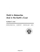 Gold in Meteorites and in the Earth's Crust