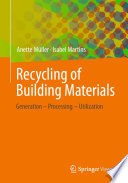 Recycling of Building Materials Book