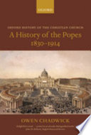 A History of the Popes  1830 1914 Book